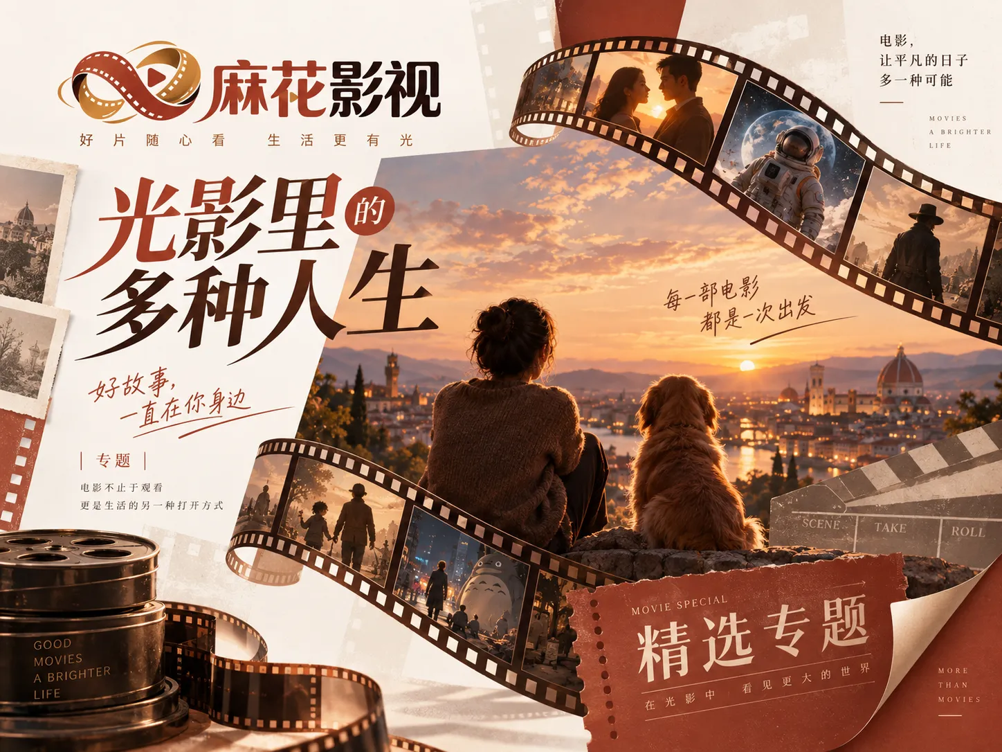 电影叙事与镜头氛围的配图